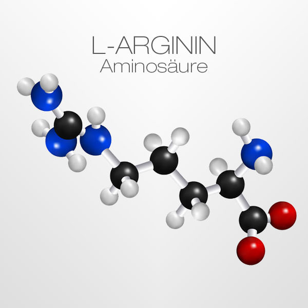 L-Arginin Aminosäure Bestandteil des Superfood smiley-up